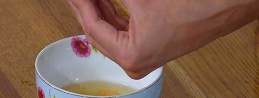 ризотто с перепелиными яйцами и копченым салом. Шаг 10