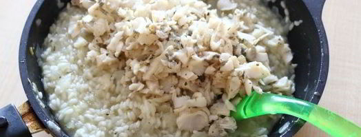 ризотто с рыбой. Шаг 13