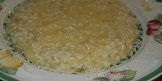 Ризотто с шампанским