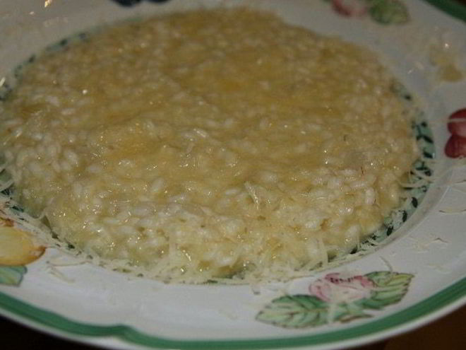 Рецепт ризотто с шампанским