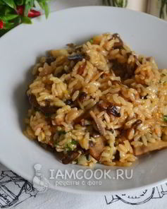 Ризотто с шампиньонами