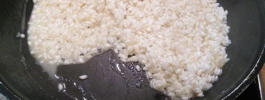 ризотто с соусом из черемши. Шаг 3