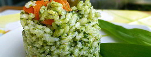 ризотто с соусом из черемши. Шаг 5