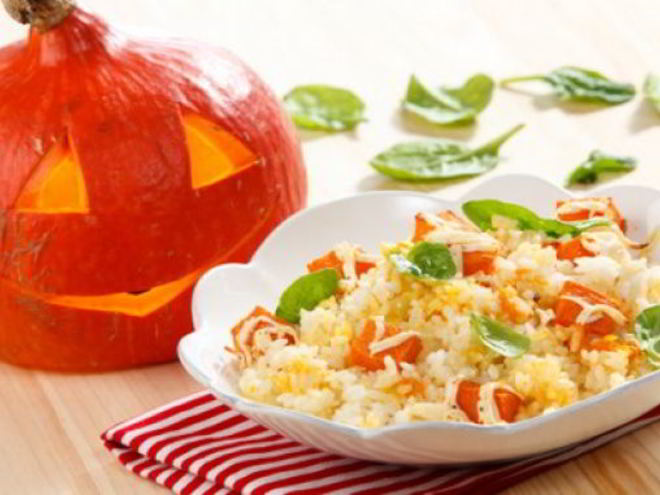 Рецепт ризотто с тыквой и сыром