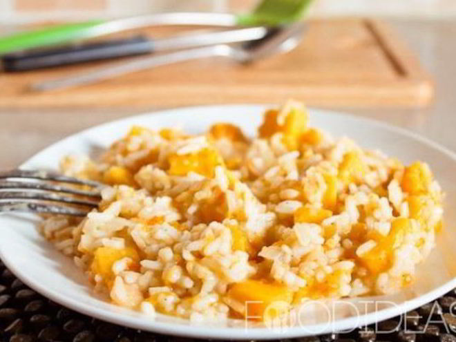 Рецепт ризотто с тыквой