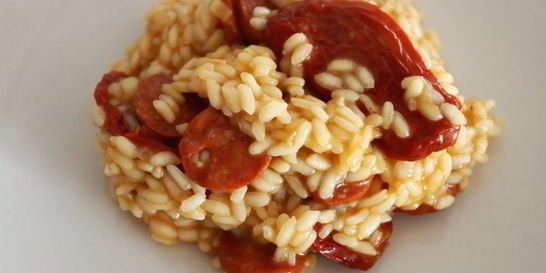 Ризотто с вялеными помидорами