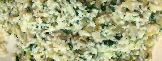 ризотто со шпинатом и козьим сыром. Шаг 11