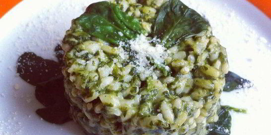 Ризотто со шпинатом