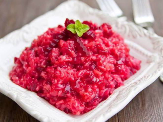 Рецепт ризотто со свеклой