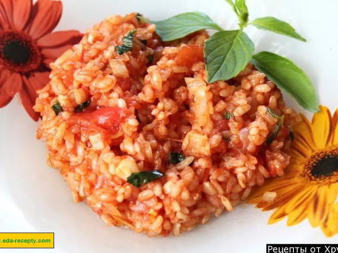 Рецепт ризотто томатного