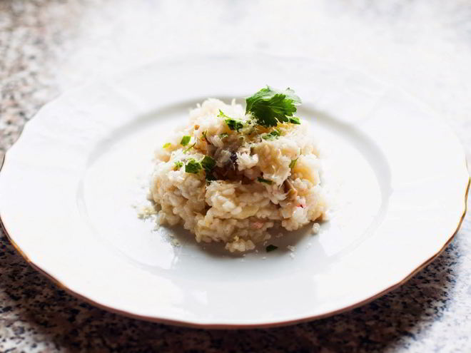 Рецепт ризотто в шампиньонами