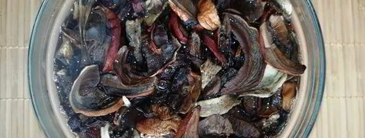 розовое ризотто с белыми грибами. Шаг 2