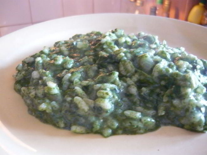 Рецепт шпинатного ризотто