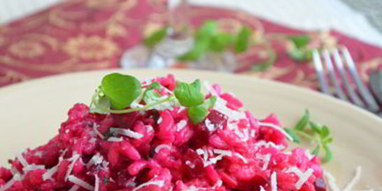 Свекольное ризотто