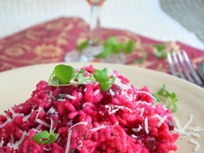 Рецепт свекольного ризотто