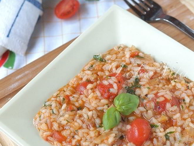 Рецепт томатного ризотто