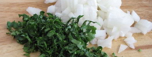 яблочное ризотто с копченым лососем. Шаг 2