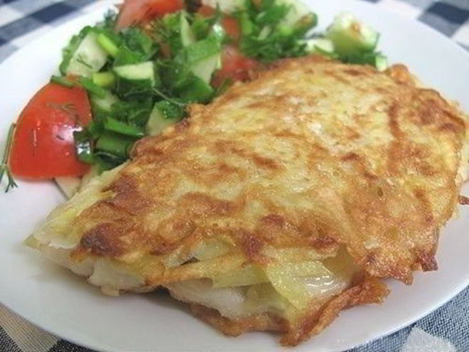 Рецепт белой рыбы в картофельной корочке