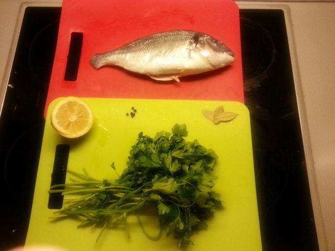 Рецепт дорады в фольге