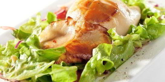 Фаршированные кальмары на гриле