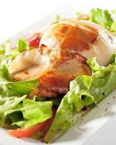 Фаршированные кальмары на гриле