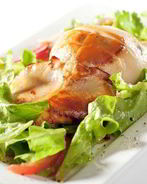 Фаршированные кальмары на гриле