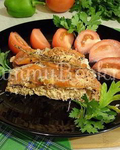 Филе горбуши, запеченной с тимьяном