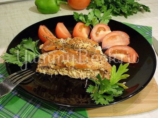 Рецепт филе горбуши, запеченной с тимьяном