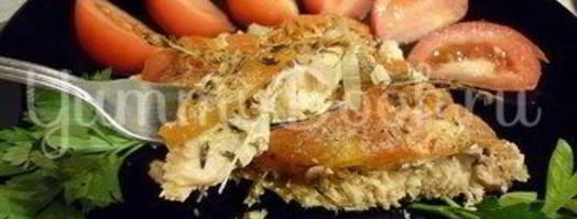 филе горбуши, запеченной с тимьяном. Шаг 9