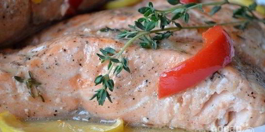 Филе семги в духовке