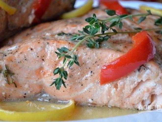 Рецепт филе семги в духовке
