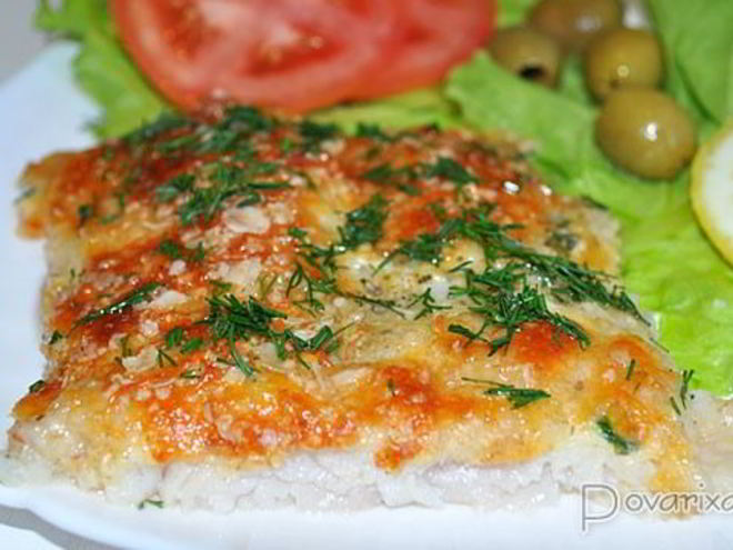 Рецепт филе судака под сырно-овсяной корочкой