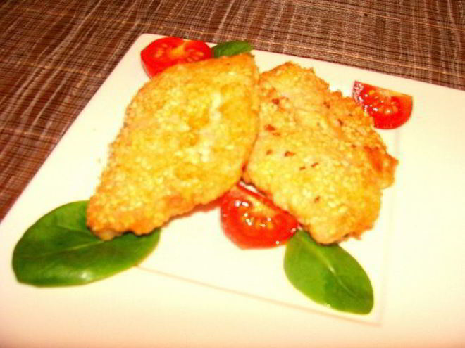 Рецепт филе судака в кунжуте и яйце