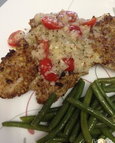 Форель в фундуке под лимонно-сливочным соусом