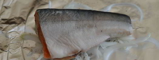 горбуша в фольге. Шаг 3