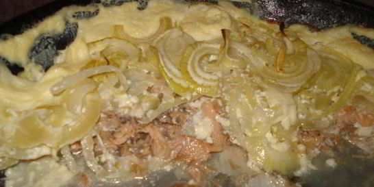 Горбуша в сливках