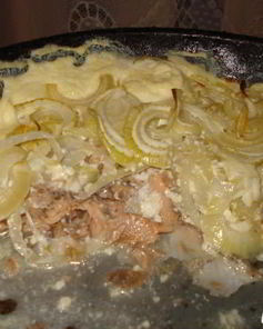 Горбуша в сливках