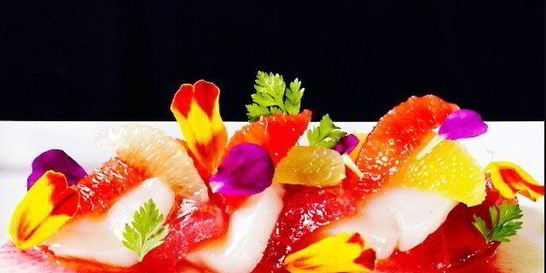 Гребешки в цитрусовом соусе