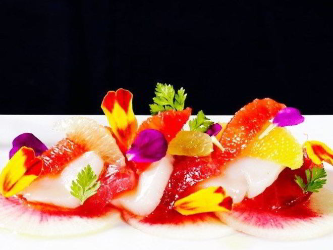 Рецепт гребешков в цитрусовом соусе