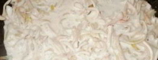 кальмар, тушенный в сметане. Шаг 4