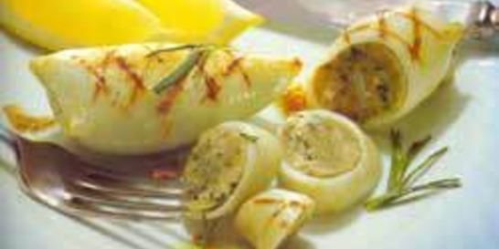 Кальмары фаршированные