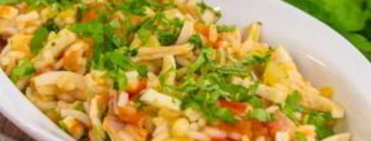 кальмары с рисом и помидорами. Шаг 12