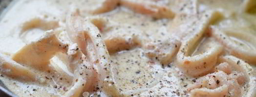 кальмары в сметанном соусе. Шаг 7