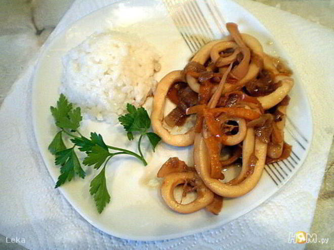 Рецепт кальмаров жареных по-китайски