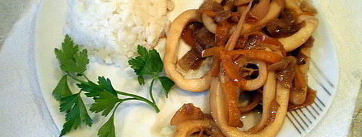 кальмары жареные по-китайски. Шаг 7