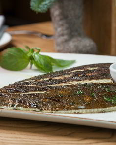 Камбала на гриле