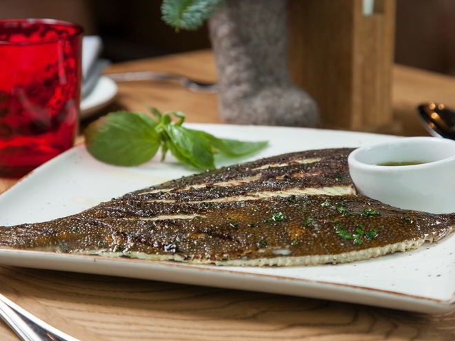 Рецепт камбалы на гриле