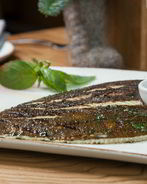 Камбала на гриле