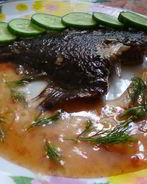 Камбала с соусом чили