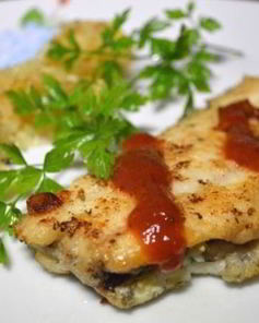 Камбала, жаренная на сковороде